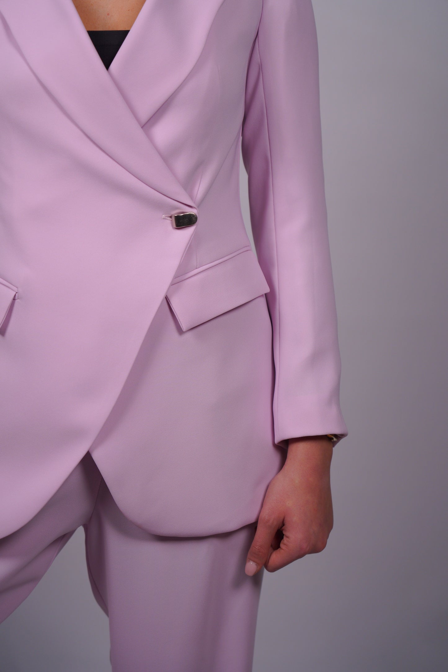 The Blush Blazer in Pink