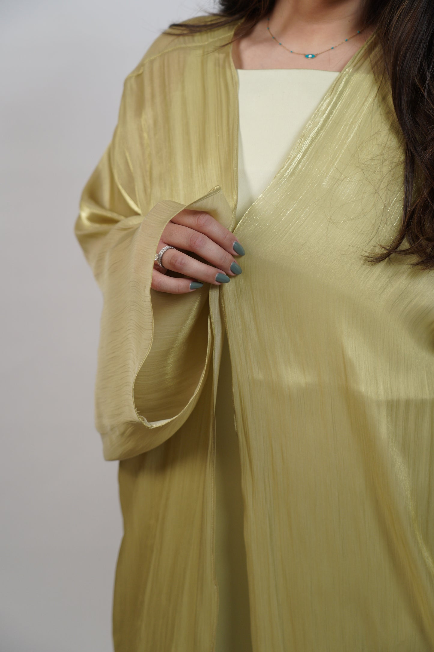 The Sparkle Abaya in Green