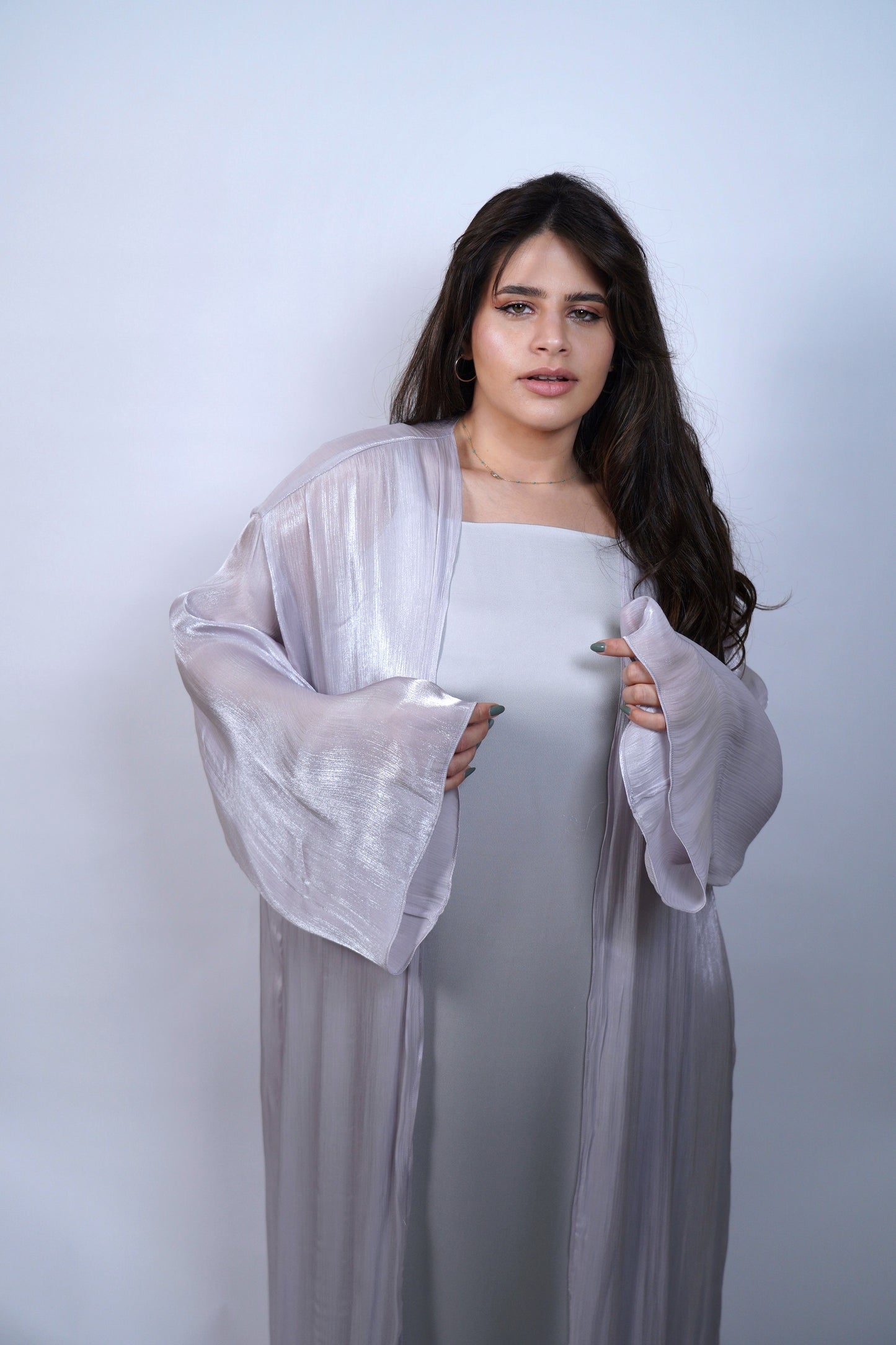 The Sparkle Abaya in Lilac