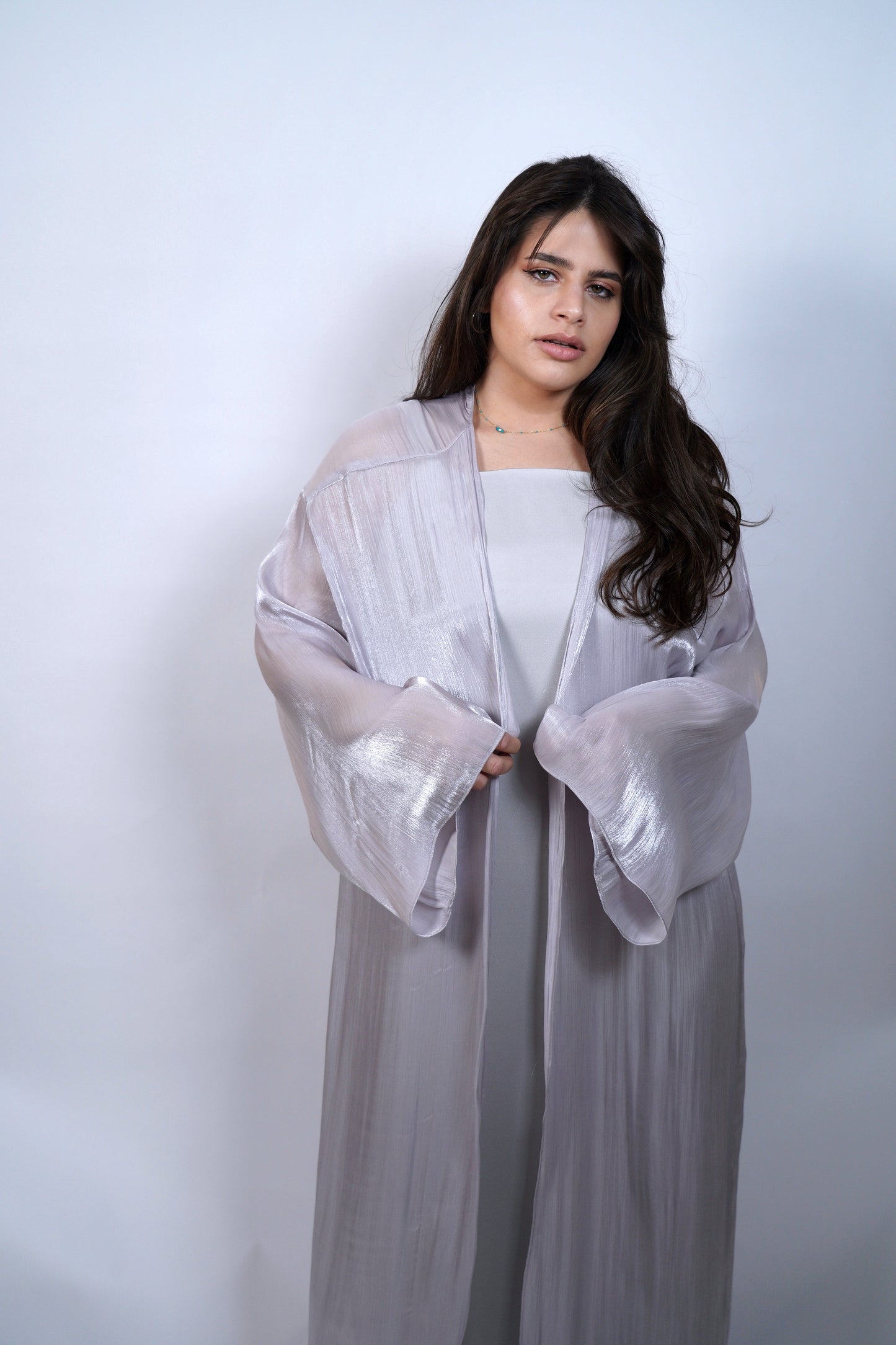 The Sparkle Abaya in Lilac