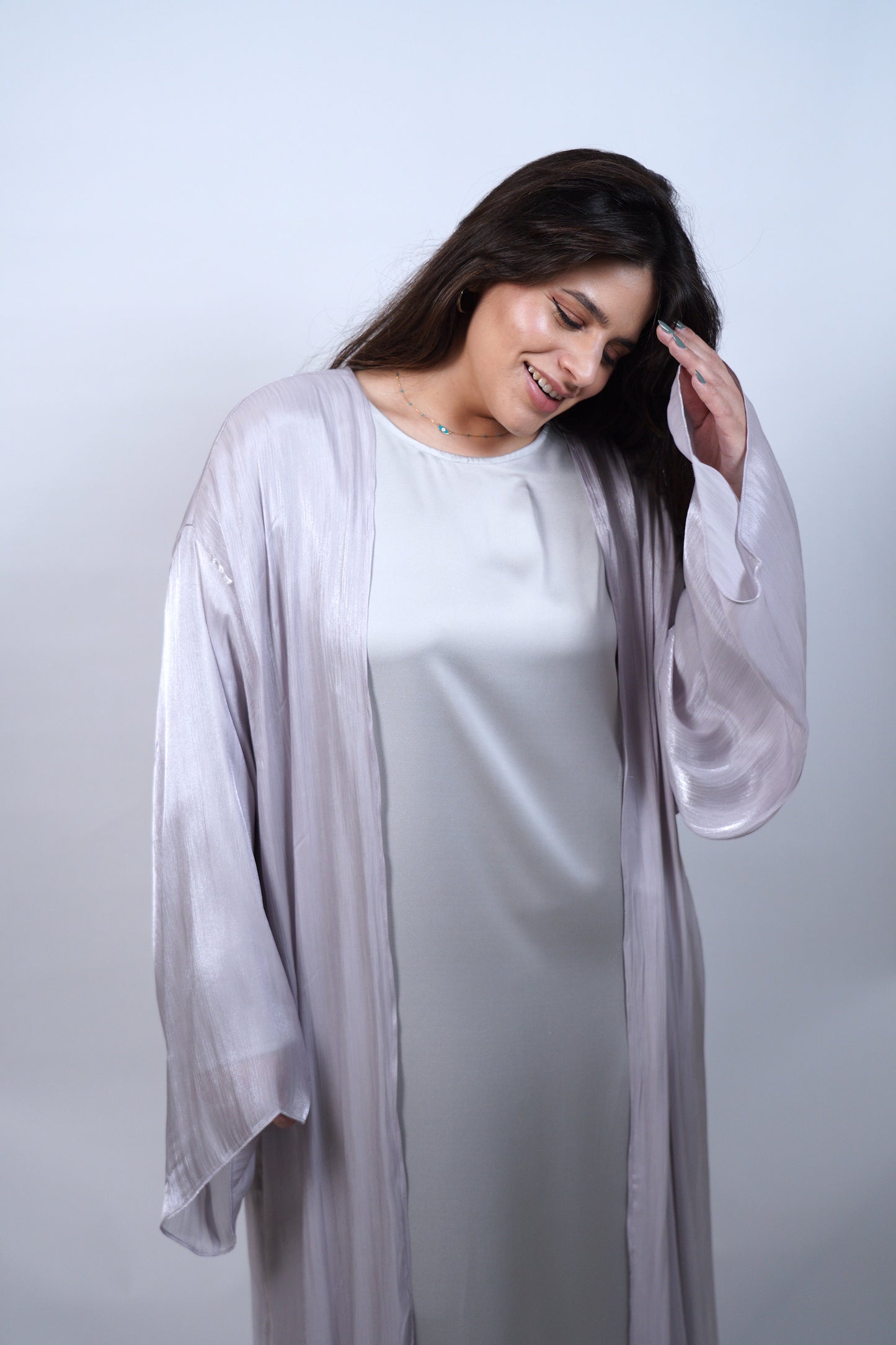 The Sparkle Abaya in Lilac