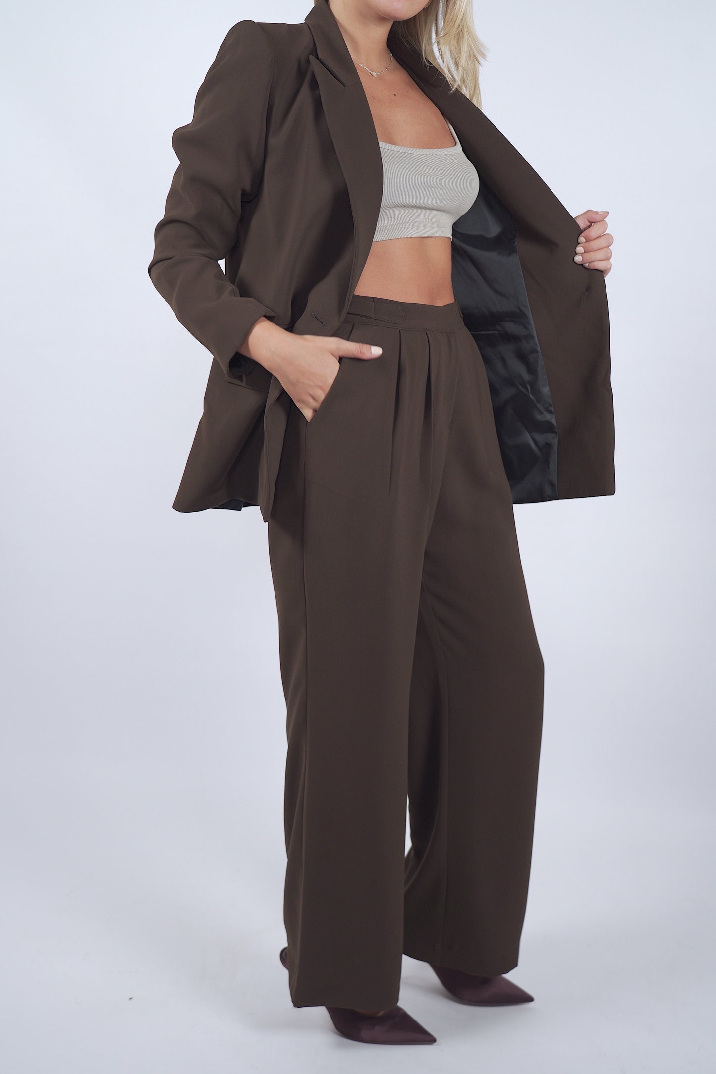 The Two-Way Pants in Dark Brown